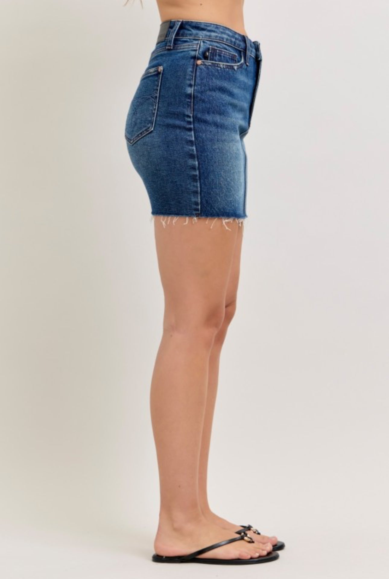 Luxe denim skirt