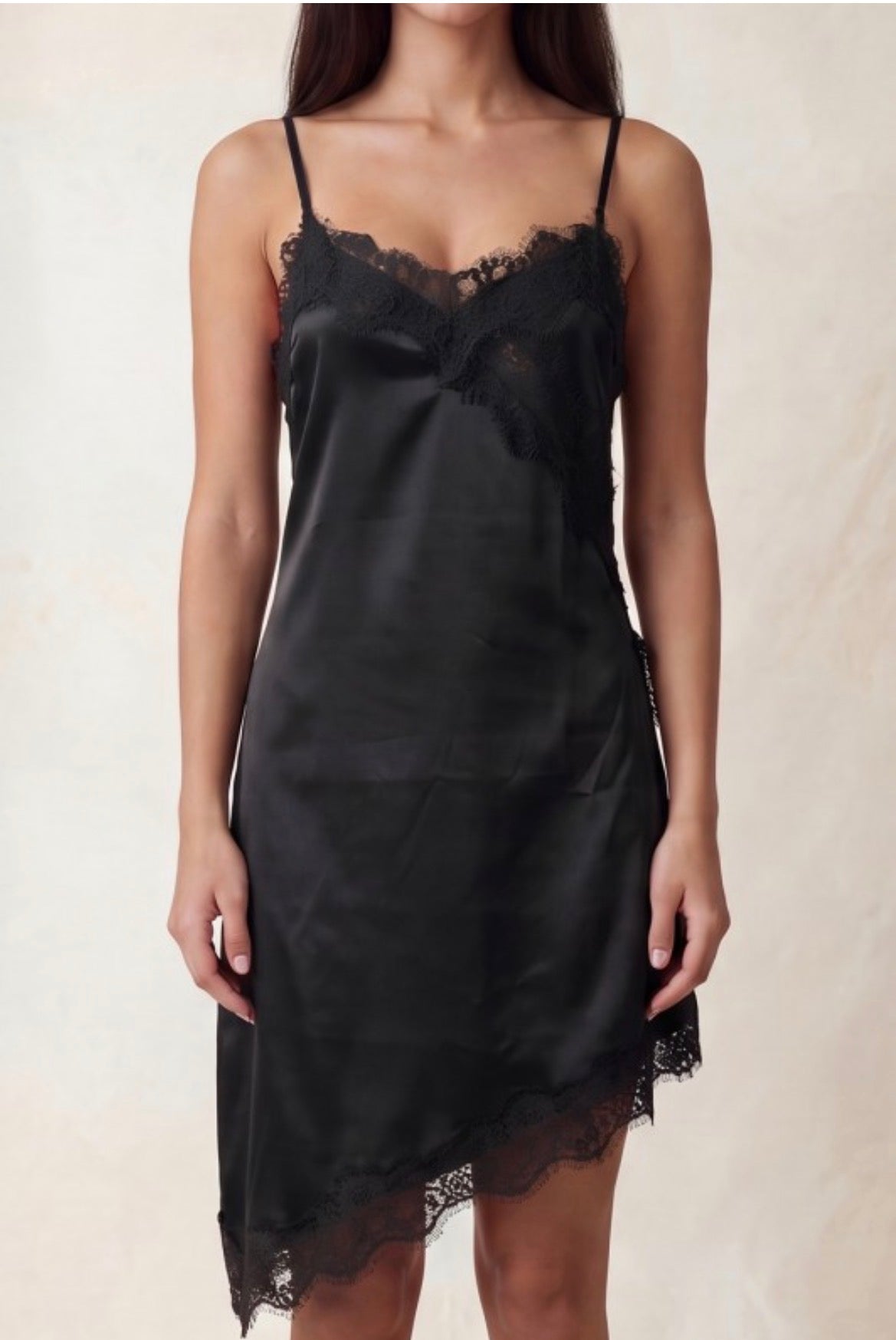 Black lace dress