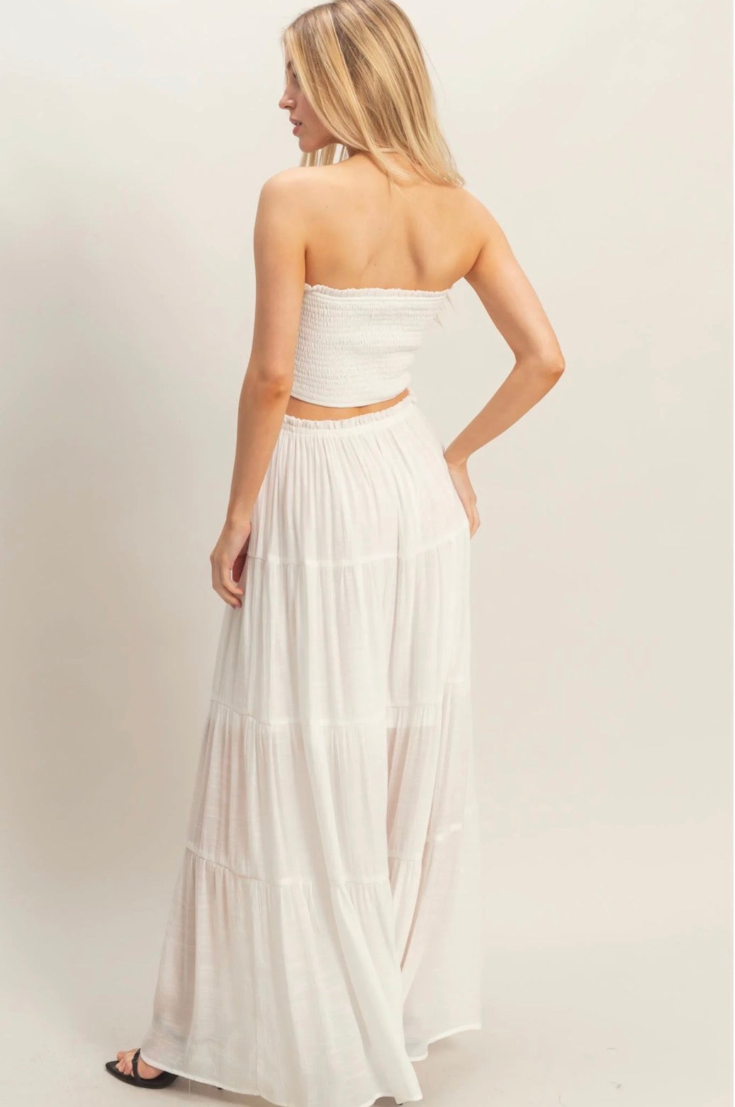 White two piece set