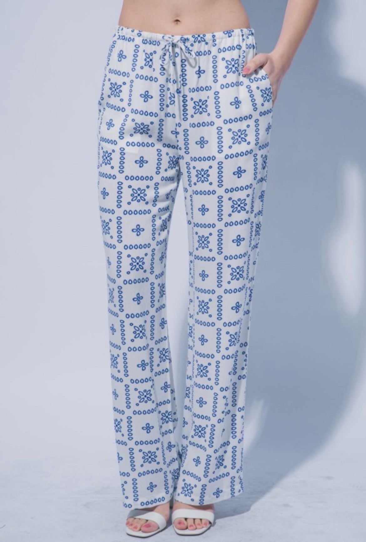 Blue two piece set
