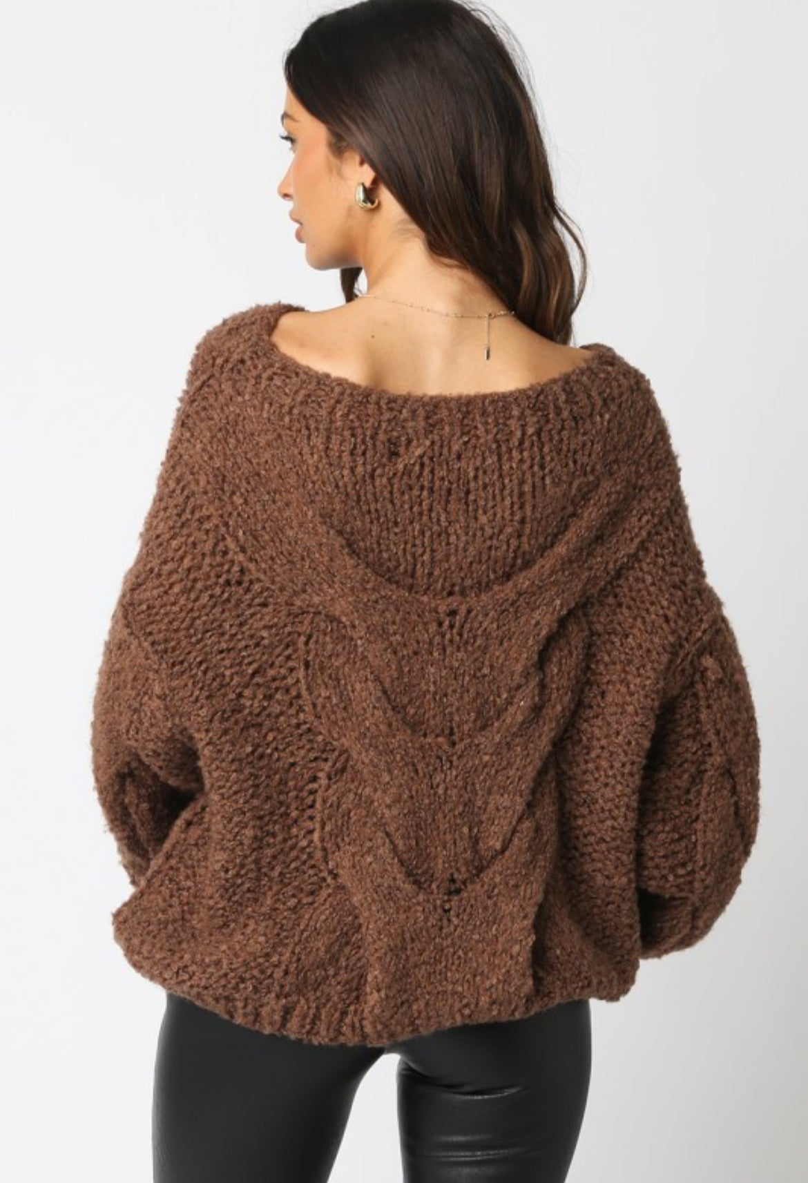 Modish knit sweater