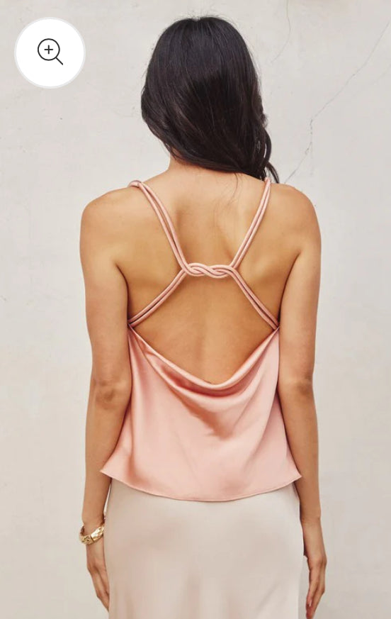 Modish going out satin top