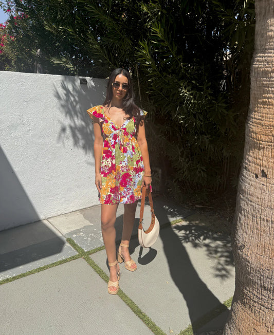 Gldn Bed of flowers dress
