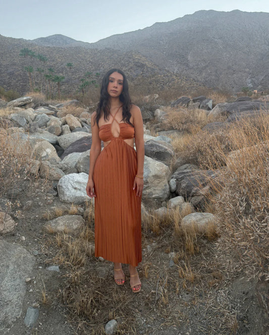 Gldn desert dress