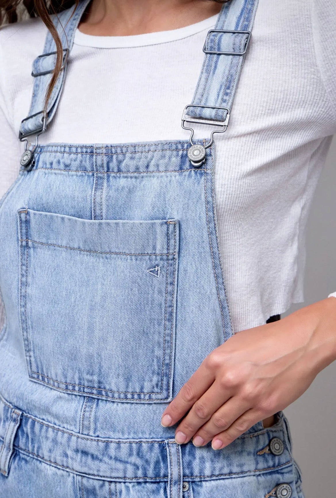 Hidden barrel overalls