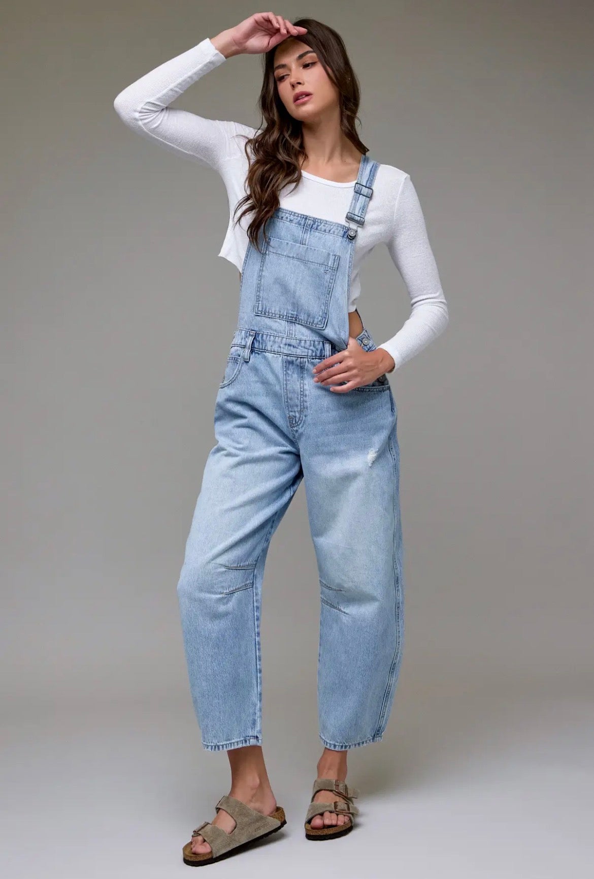 Hidden barrel overalls