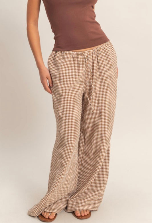 Gingham pants