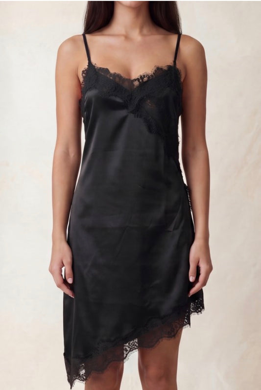 Black lace dress