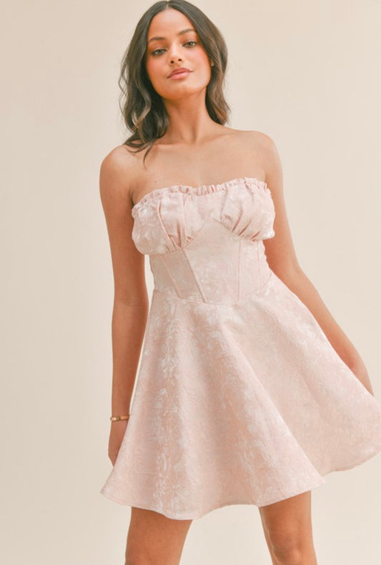 Peach dress