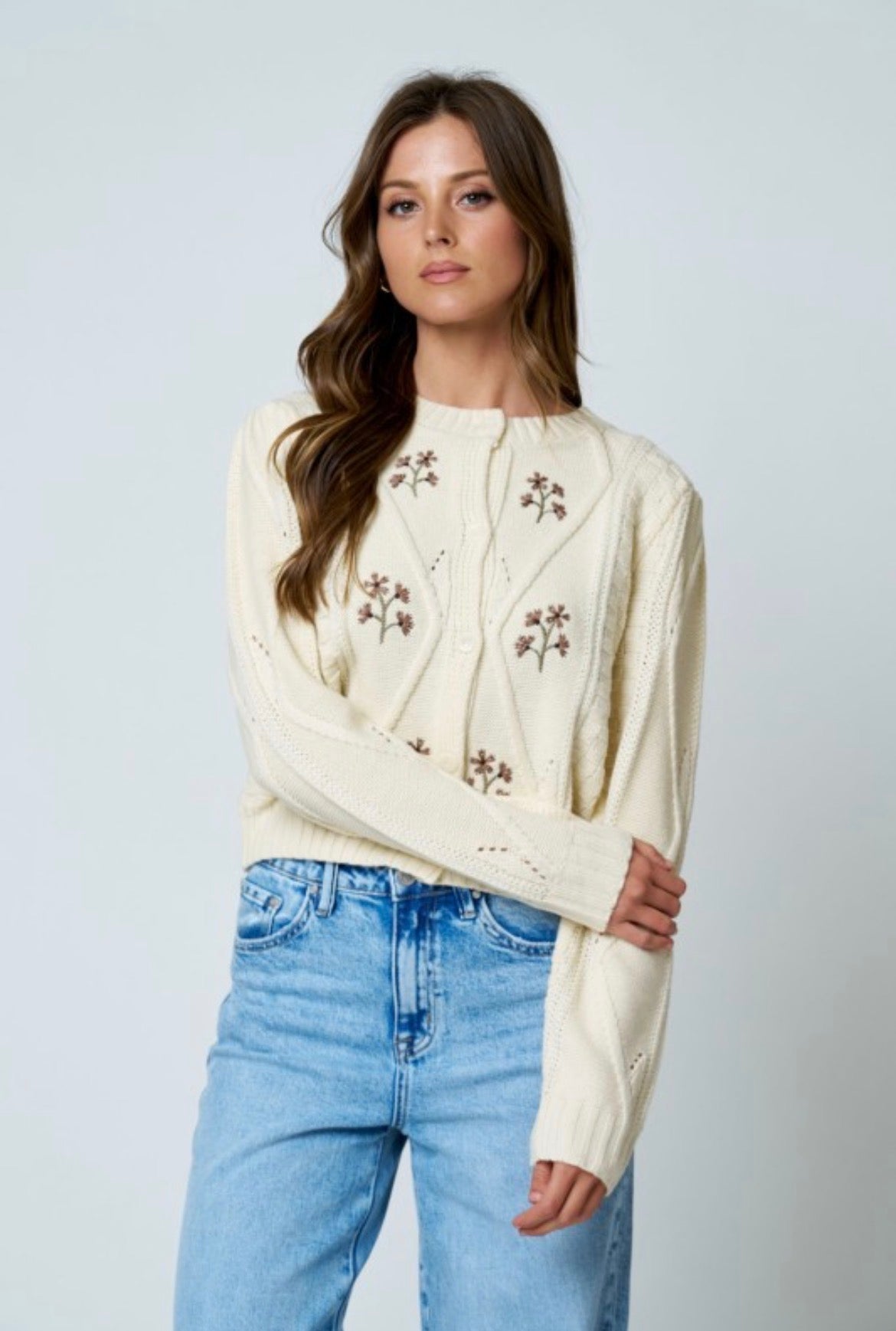 Floral cardigan
