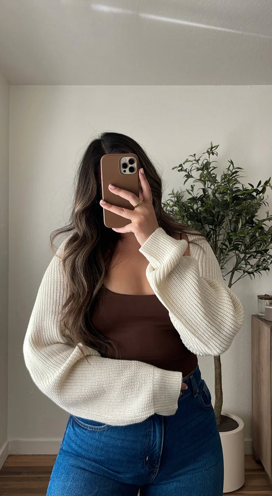 Cream shrug
