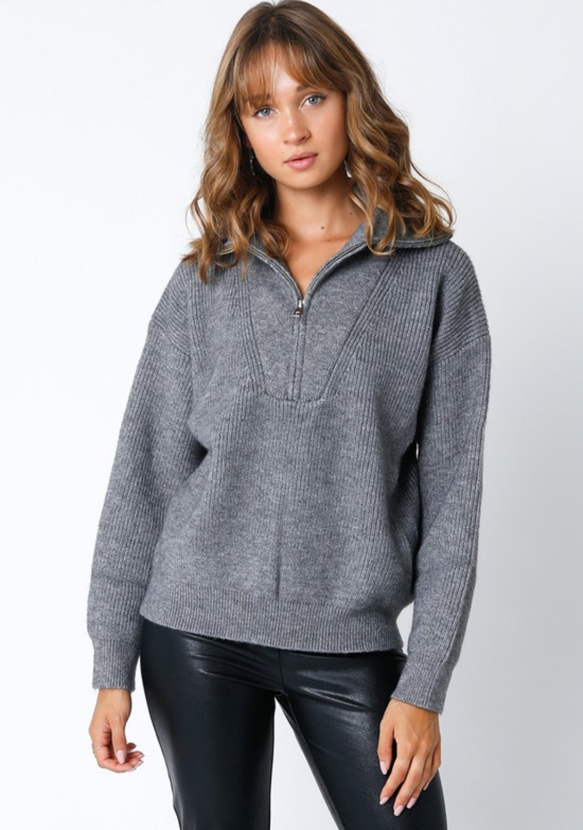 Grey phoebe sweater