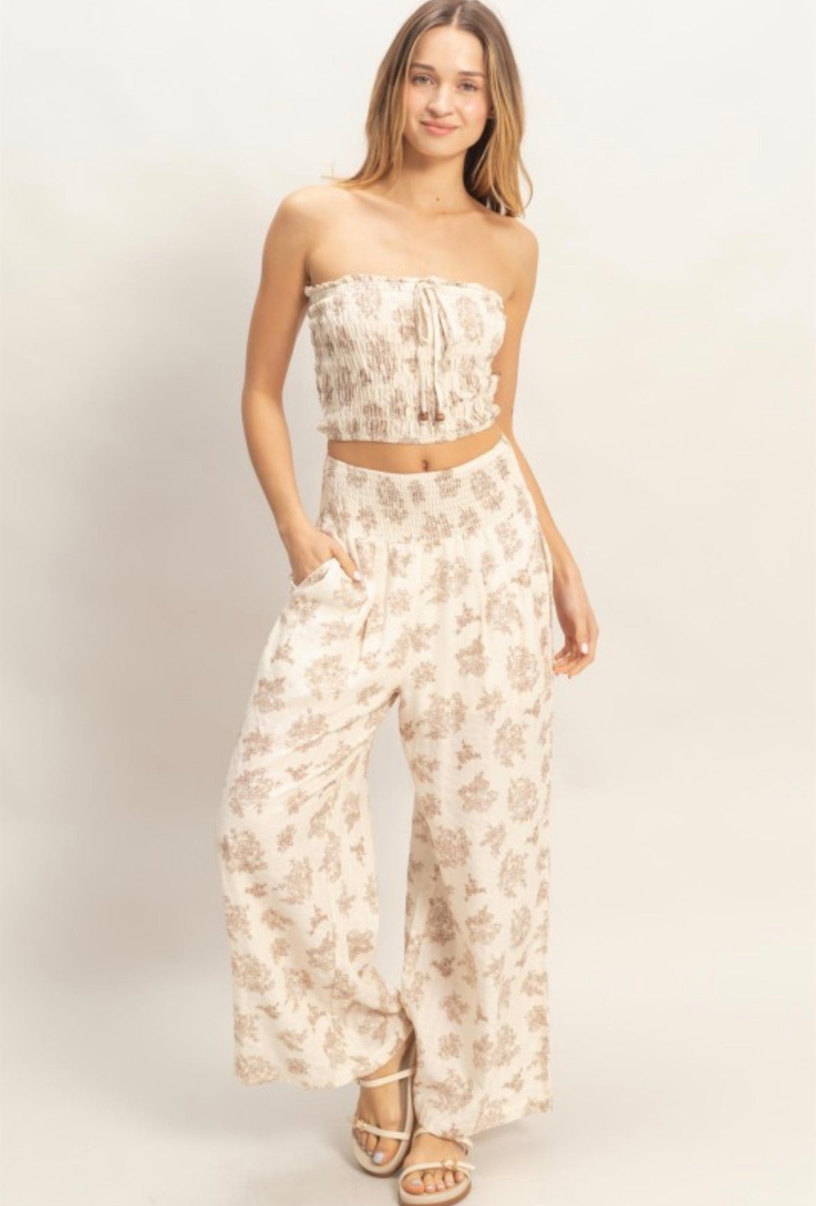 Top and pants set