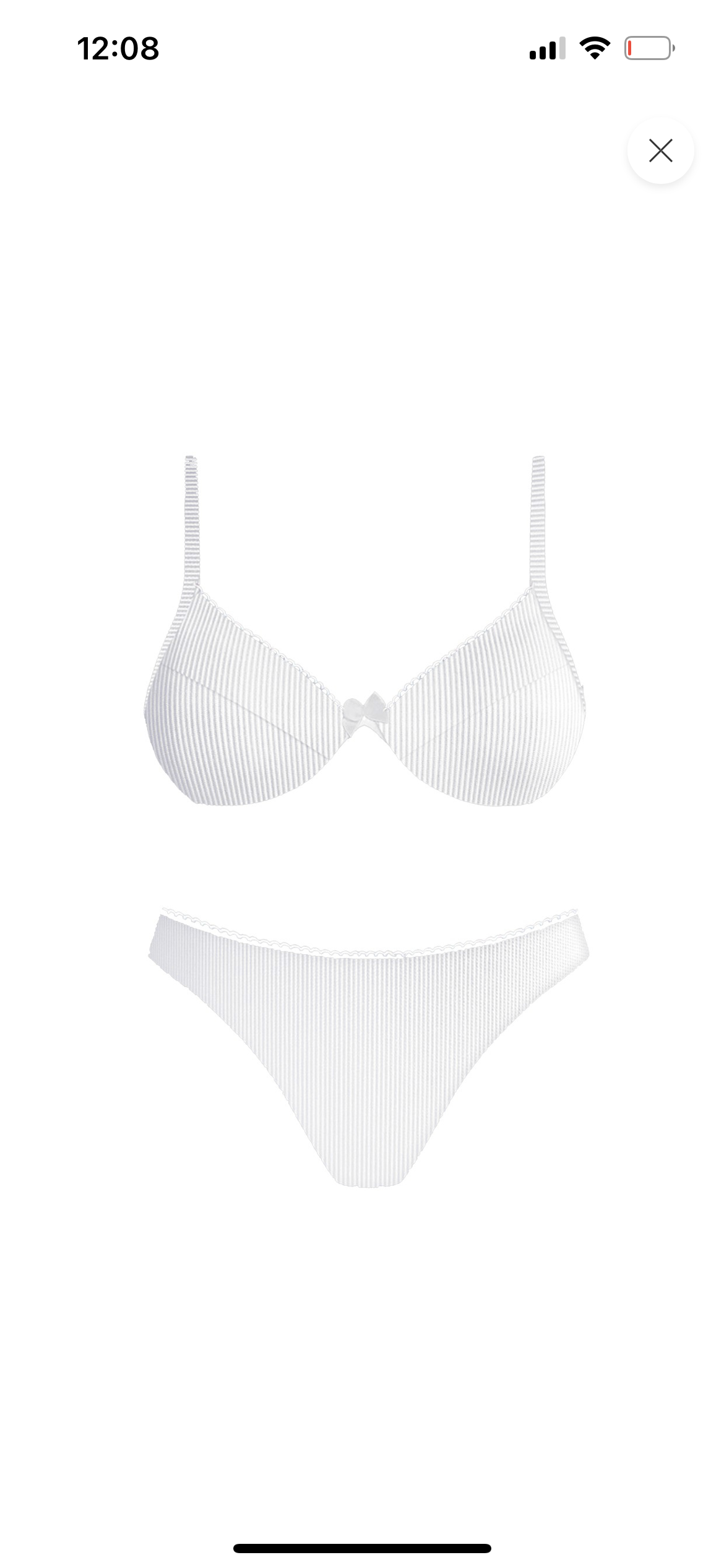 Underwire bow detail swimsuit