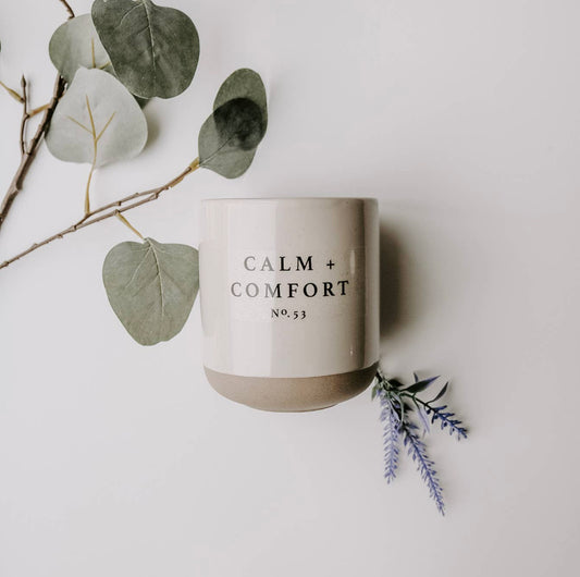 calm and comfort candle
